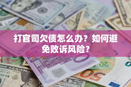 武汉打官司欠债怎么办？如何避免败诉风险？
