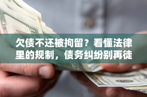 武汉欠债不还被拘留？看懂法律里的规制，债务纠纷别再徒劳奔波