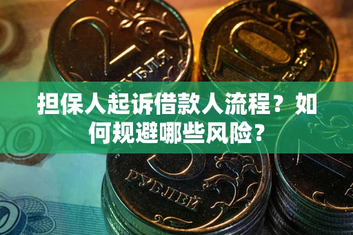 武汉担保人起诉借款人流程？如何规避哪些风险？